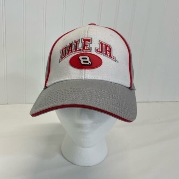 Dale Earnhardt Jr Baseball Hat Budweiser NASCAR Flex Fit Cap #8 6 panel - Picture 10 of 11